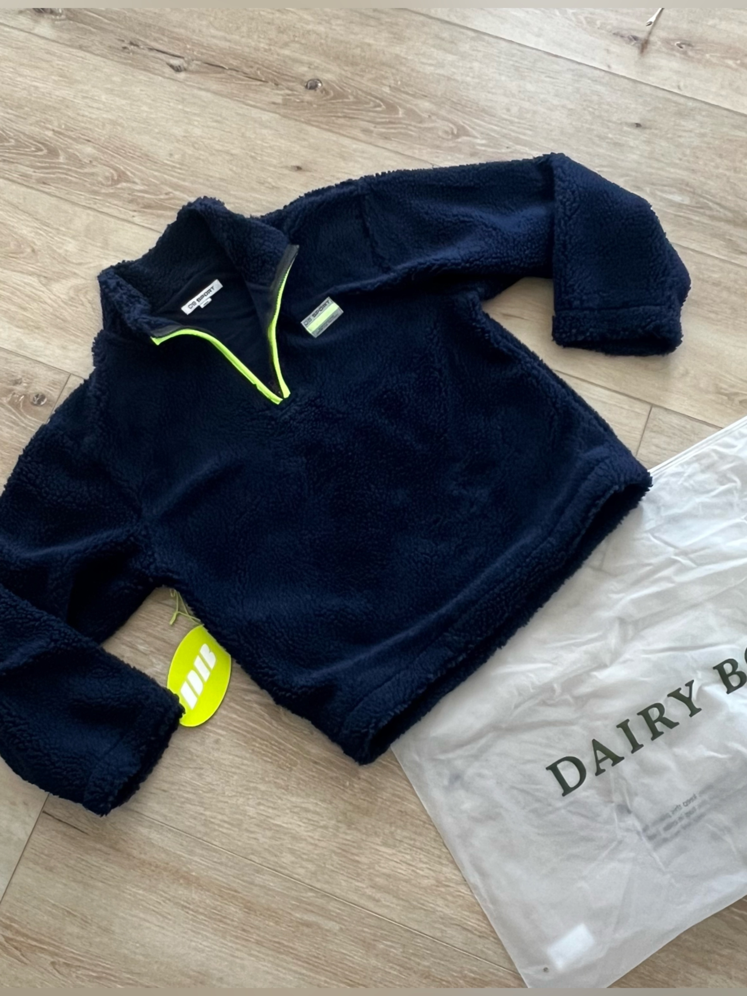 Nwt Dairy Boy Db Sport Mountain Navy Fleece — image 3 of 8